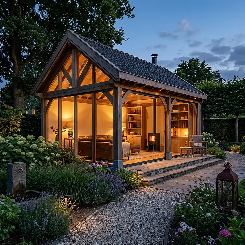 Buitenverblijf van Oskam Buitenleven in de tuin